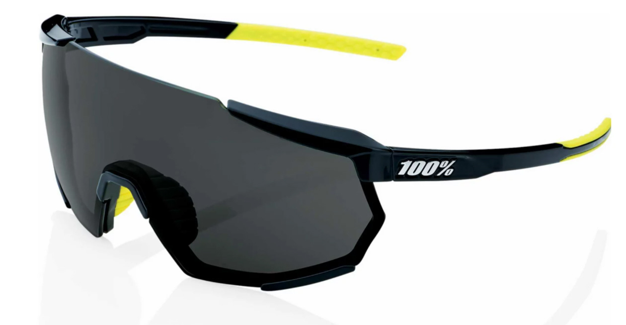 100% Racetrap 3.0 sports glasses Smoke Lens gloss black/smoke