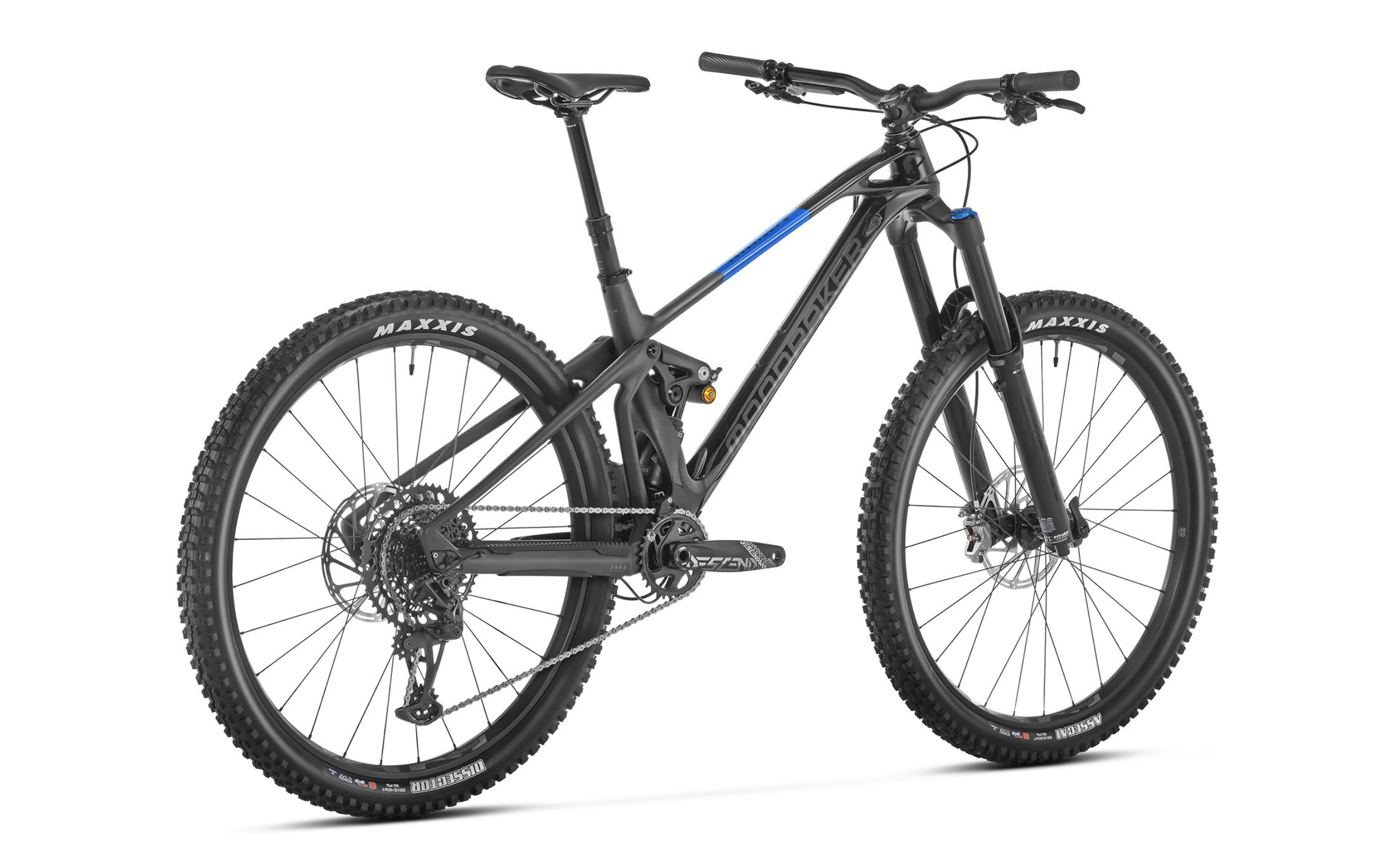 Mondraker Superfoxy Carbon R 2024 Seitenansicht diagonal hinten