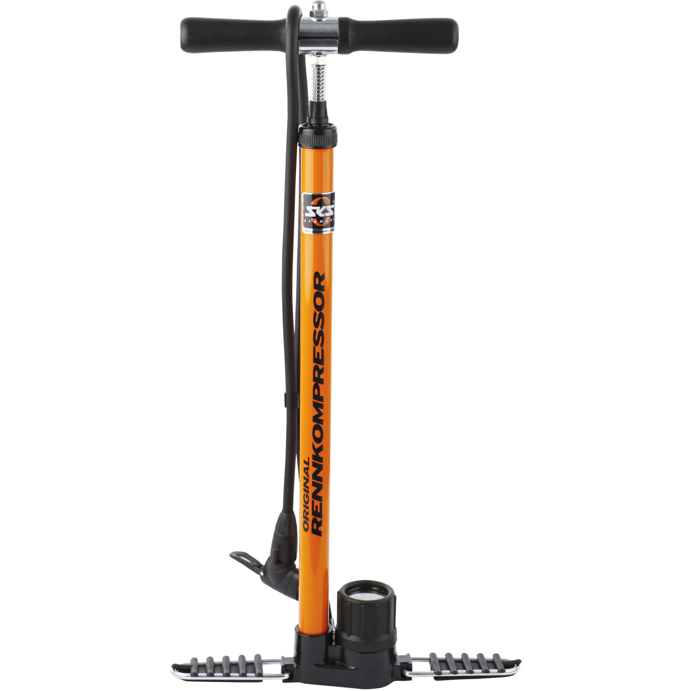 SKS racing compressor floor pump black/orange