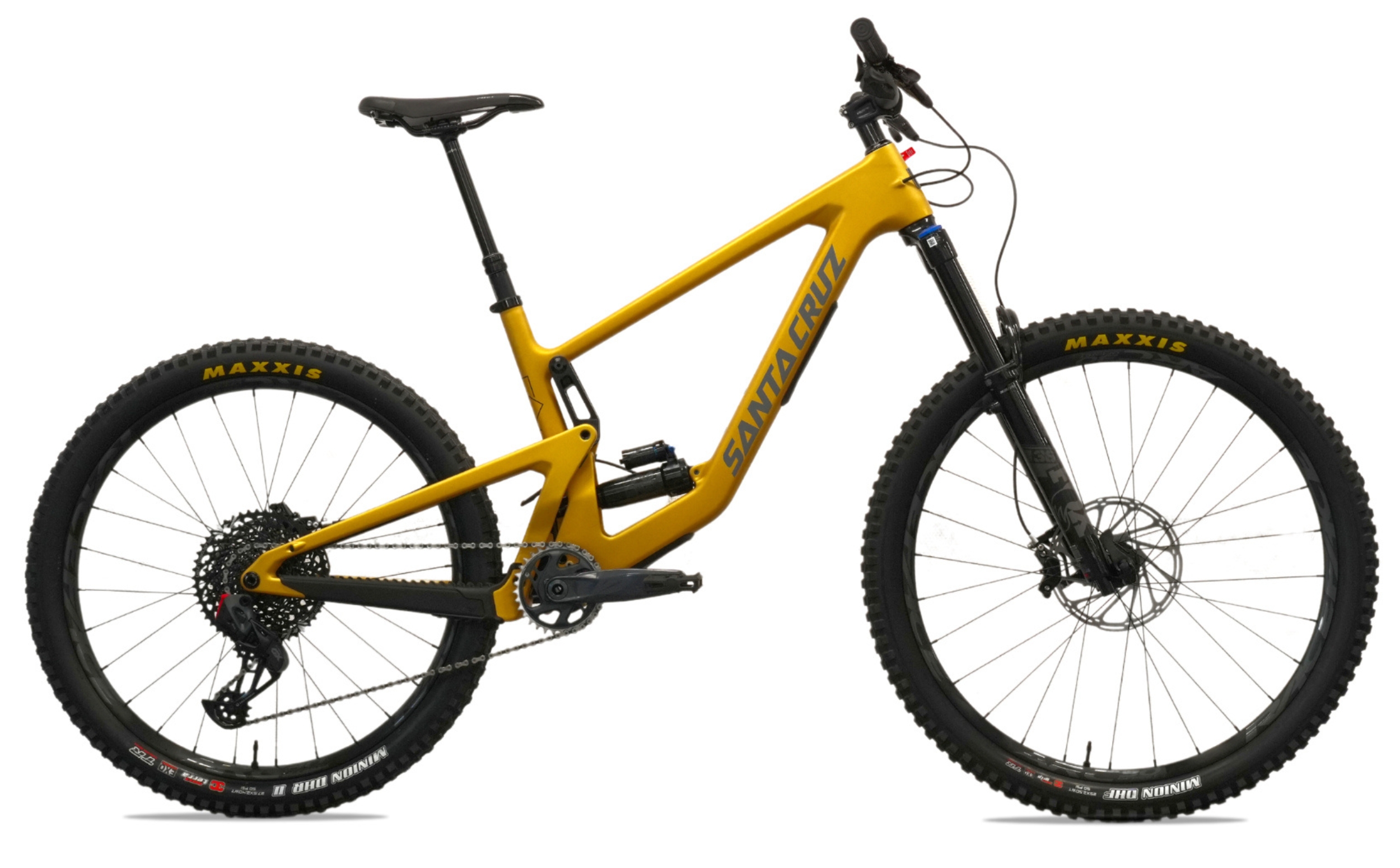 Santa Cruz Bronson 4 Carbon C GX AXS Paydirt Gold Seitenansicht rechts