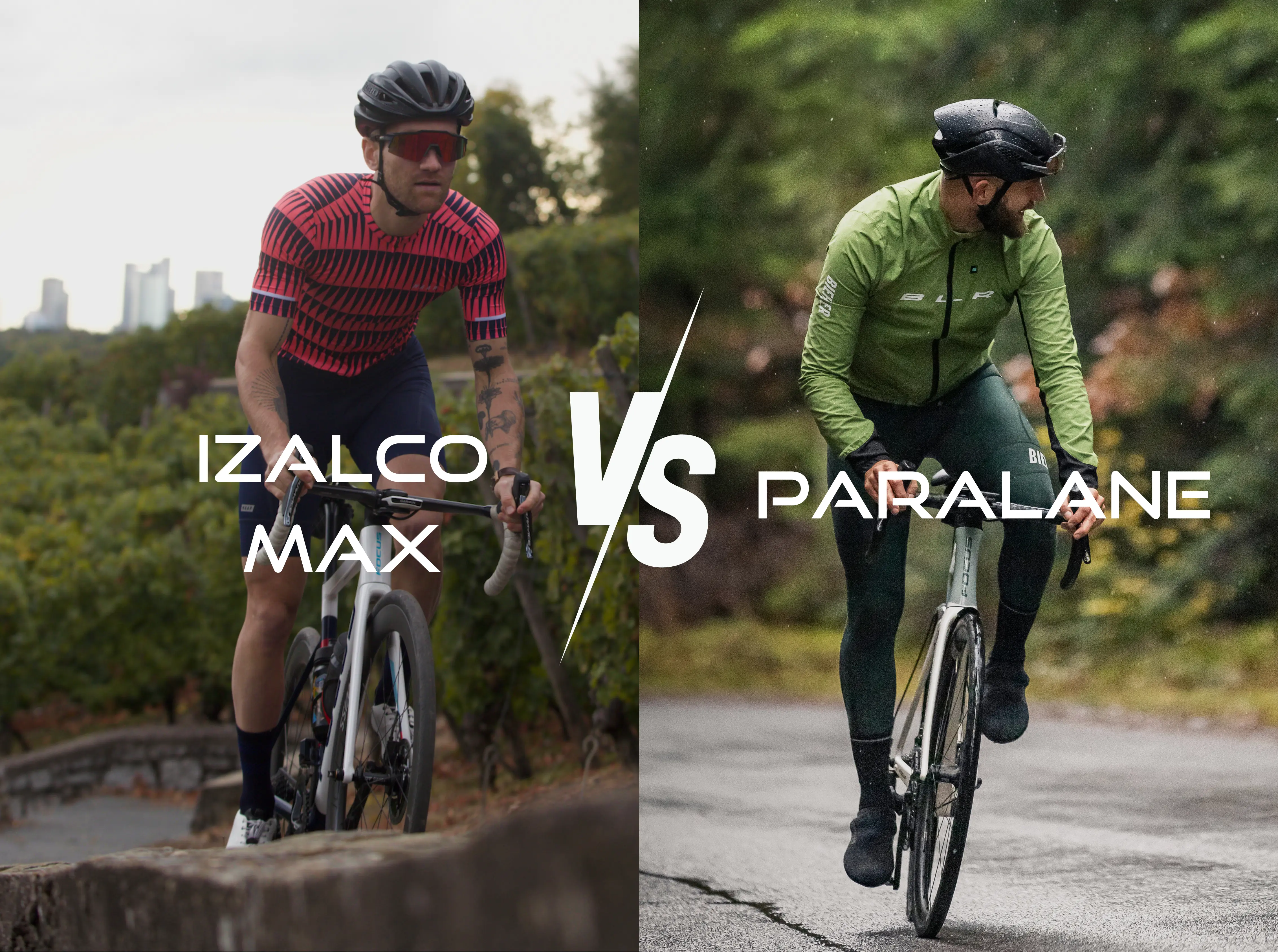 Focus Rennräder Actionshots Izalco Max vs Paralane