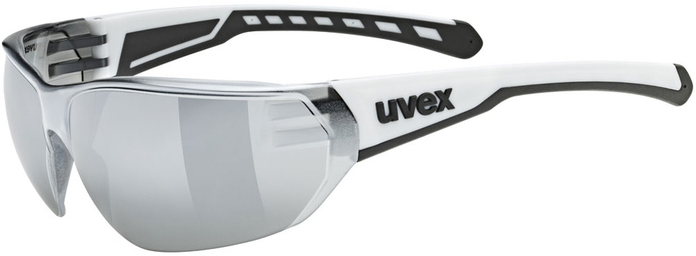 Uvex Equate white matt sports glasses