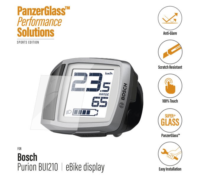 PanzerGlass display protection for Bosch Purion Bui 210