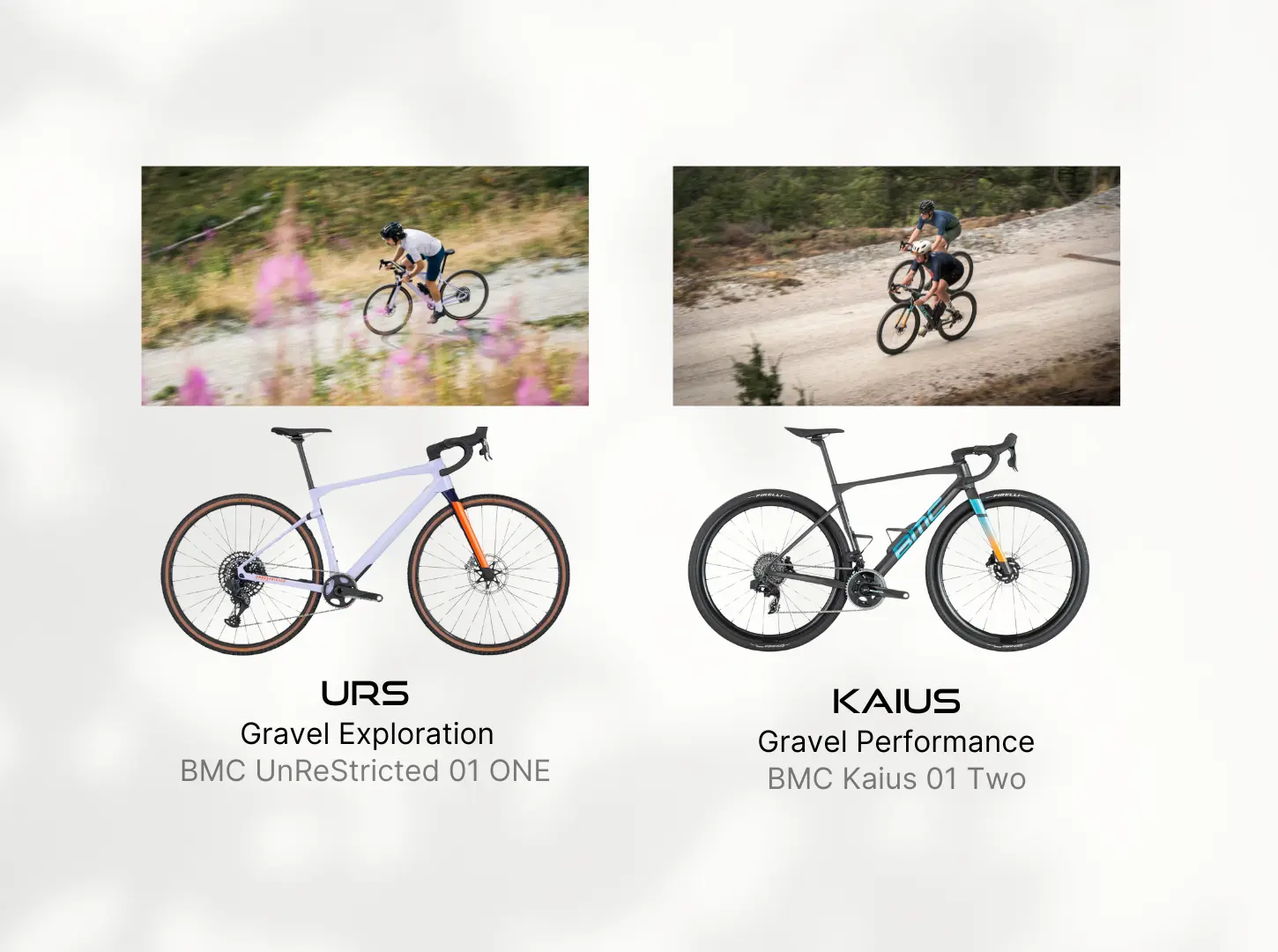 BMC Gravel Bikes URS vs Kaius